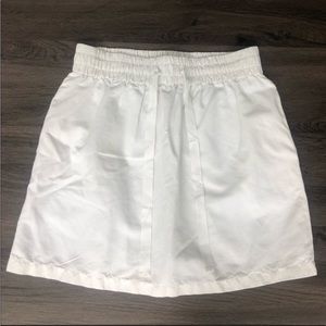 J Crew White Tie Skirt